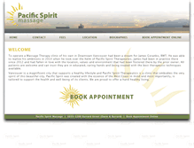 Tablet Screenshot of pacificspiritmassage.com